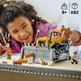 thumbnail image 2 of LEGO City Yellow Bulldozer Construction Site Building Set, 682 pc., 2 of 6