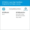 thumbnail image 2 of HP 962XL High Yield, Black Original Ink Cartridge, 2 Pack, 2 of 8