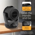 thumbnail image 6 of Lasko Whirlwind Heat Orbital Oscillation Ceramic Space Heater with Remote, 6 of 11