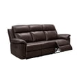 thumbnail image 12 of Manhattan 3-Piece Top-Grain Leather Reclining Set, 12 of 20