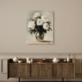 thumbnail image 3 of Cream Roses Vase Floral Canvas Print by Oliver Gal Prints, 3 of 5