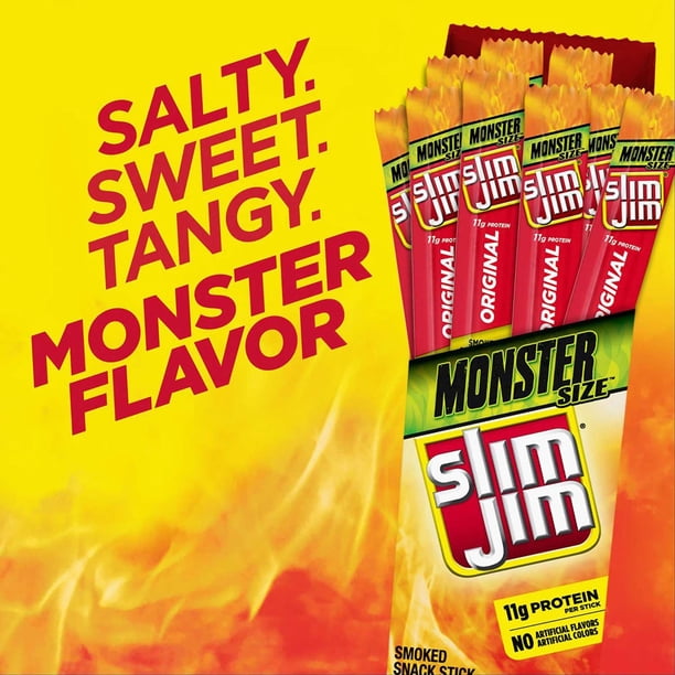 G-SLIMM R.I.P G SLIMM 新品未開封品 Slim Jim Original, Monster Size, 18 ct. - Samsclub.com