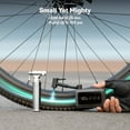 thumbnail image 10 of HOTO Air Pump Pocket Tool, 150PSI Portable Electric Bike Air Pump with Presta and Schrader Valve for Road Bike, Motorcycle, Mountain Bike, E-Bike, City Bike, 10 of 12