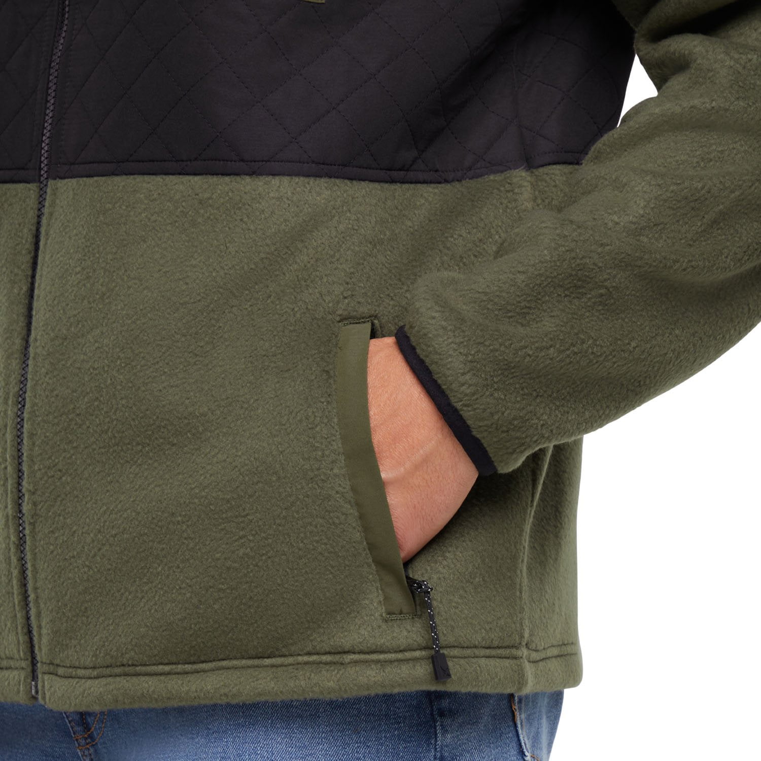 Eddie Bauer Men's Mixed Media Fleece Jacket - Samsclub.com