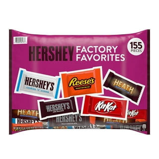 HERSHEY'S Factory Favorites Snack Size Candy Assortment, 155 pcs.