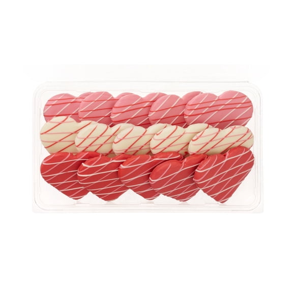 Member's Mark Heart Shaped Cutout Cookies, 15 ct.