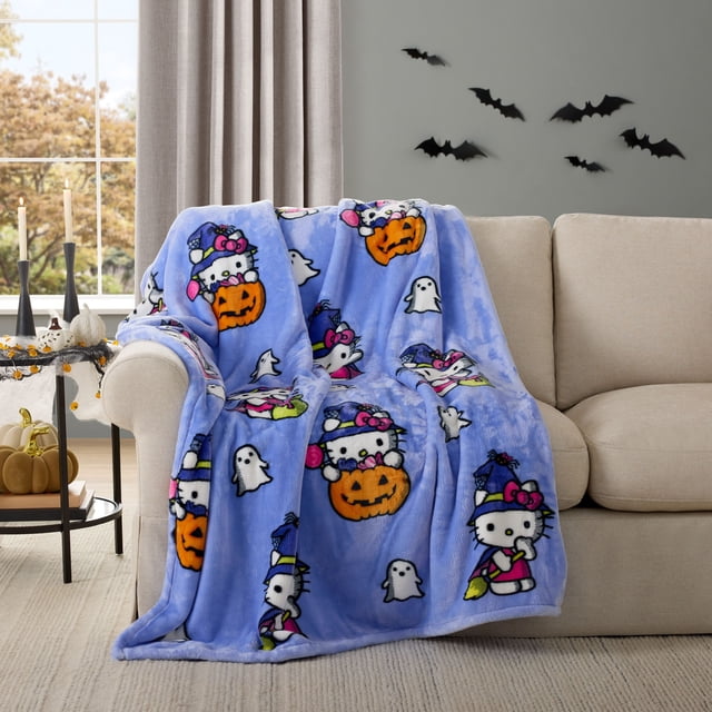 Licensed Characters Adult Halloween Silk Touch Throw Blankets, 60" x 70"