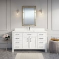 thumbnail image 3 of Studio Bathe Calais 60-inch Bathroom Vanity With Engineered Stone Countertop, 3 of 9