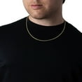 thumbnail image 6 of Solid Rope Chain Necklace in14K Gold, 6 of 8