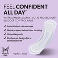 thumbnail image 6 of Member's Mark Total Protection Pads for Women, Ultimate Long, 6 Drop, 144 ct., 6 of 8