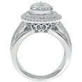thumbnail image 4 of 1.95 CT. T.W. Round Cut Double Halo Diamond Ring in 14K Gold, 4 of 6