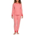 thumbnail image 1 of LOFT Women's 2-Piece Thermal Jogger Pajama Set, 1 of 5