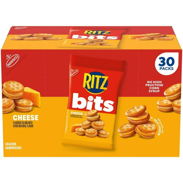 RITZ Bits Cheese Sandwich Crackers, 1.5 oz., 30 pk. - Samsclub.com