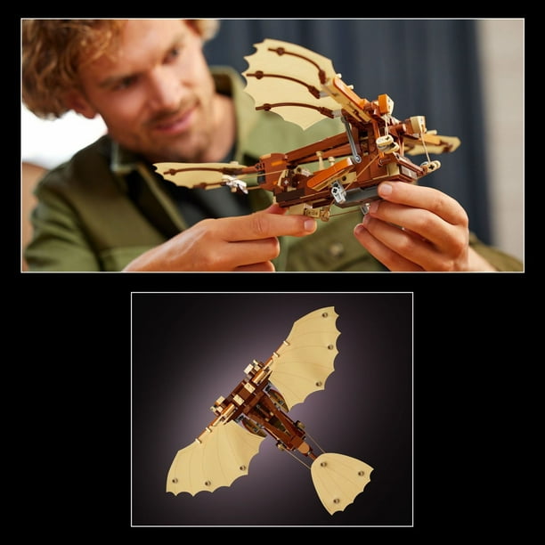 LEGO Icons Leonardo da Vinci's Flying Machine Ornithopter Building
