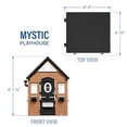 thumbnail image 10 of Backyard Discovery Mystic Cedar Wooden Kids Playhouse, 10 of 12