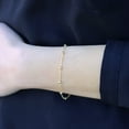 thumbnail image 4 of 14K Gold Bead Stationed Bracelet, 4 of 4