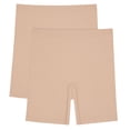 thumbnail image 1 of Ellen Tracy Women's 2-Pack Smoothing Slip Short, 1 of 7