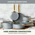 thumbnail image 5 of GreenPan Reserve 10-Piece Hard Anodized Healthy Ceramic Nonstick Cookware Set, 5 of 9