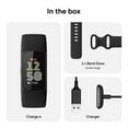 thumbnail image 5 of Fitbit Charge 6 Small Fitness Watch, Black Aluminum Case with Obsidian & Frost White Bands, 5 of 9