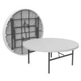 thumbnail image 1 of Lifetime 72" Round Commercial Grade Folding Table, 4 Pack - White Granite, 1 of 12
