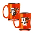 thumbnail image 1 of Logo Brands Bowling Green Falcons 14oz Relief Mug Set, 1 of 5