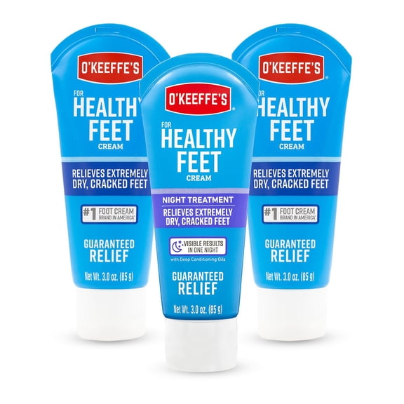 O'Keeffe's Healthy Feet and Healthy Feet Night Treatment, 3 oz., 3 pk.