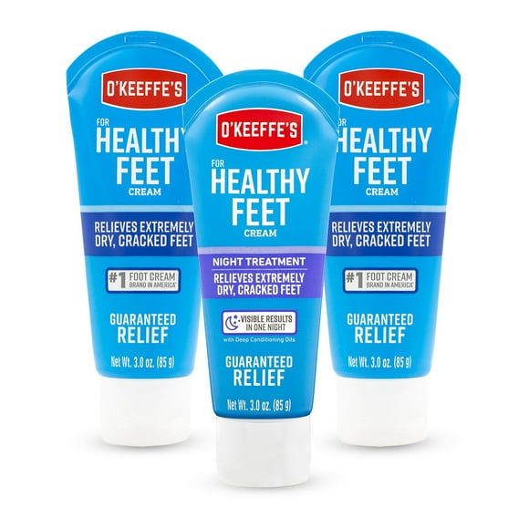 O'Keeffe's Healthy Feet and Healthy Feet Night Treatment, 3 oz., 3 pk.