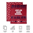 thumbnail image 6 of Logo Brands Joplin High School 60"x70" Super Plush Blanket, 6 of 7