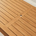 thumbnail image 4 of Member's Mark Lisbon Teak Deep Dining Set with Sunbrella Fabric, 7pc, 4 of 7