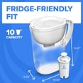 thumbnail image 8 of Brita Champlain 10 Cup Water Pitcher, 2 Filters, 8 of 8