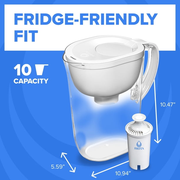 Brita Champlain 10 Cup Water Pitcher, 2 Filters - Samsclub.com