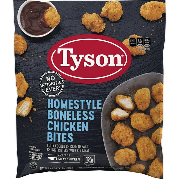 Tyson® Homestyle Boneless Chicken Bites, Frozen (4