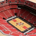 thumbnail image 3 of YouTheFan Louisville Cardinals 25-Layer Football Stadium View 3D Wall Art, 3 of 5