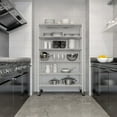 thumbnail image 12 of Member's Mark 6-Tier NSF Heavy Duty Wire Shelving, 47.75" W x 18" D x 75.5" H, 12 of 15