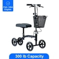 thumbnail image 1 of Medline Steerable Knee Walker, 8" Wheels, Adjustable Height, 300 lb Capacity, 1 of 6