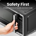 thumbnail image 4 of Chefman 0.9 cu. ft Stainless Steel 900W Countertop Microwave Oven with 6 Preset Functions, 4 of 6