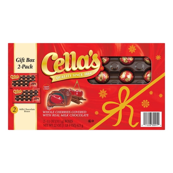 Cella's Chocolate Covered Cherries Gift Box, 11 oz., 2 pk.