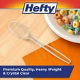 thumbnail image 3 of Hefty Clear Heavy-Weight Plastic Spoons 300 ct., 3 of 4