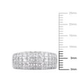 thumbnail image 6 of Round Cut Pavé Diamond Band in 14K Gold, 6 of 6