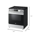thumbnail image 4 of LG 5.8 cu ft. Slide-in Gas Range with EasyClean, 4 of 9