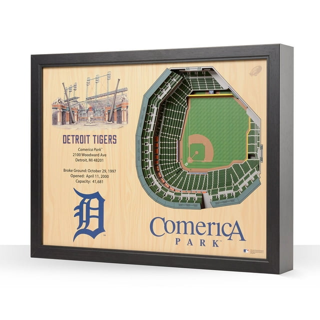 YouTheFan MLB 25-Layer Stadium View 3D Wall Art