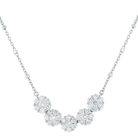 1.20 CT.T.W. Diamond Necklace in 14K Gold