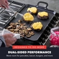 thumbnail image 4 of Bobby Flay by GreenPan Carbon Steel Double Burner Griddle, 4 of 12