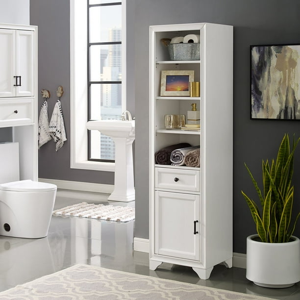 Crosley Furniture Tara Linen Bathroom Cabinet, Assorted Colors