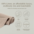 thumbnail image 2 of Over&Back Washed Linen Table Runner, 2 of 8
