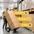thumbnail image 4 of Simpli-Magic 2 in 1 Convertible Hand Truck and Garage Moving Dolly, 800LBS – Heavy-Duty Moving Dolly Utility Platform Cart with 10" Wheels & Handle, 4 of 7