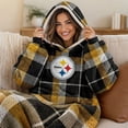 thumbnail image 6 of Pegasus Sports Pittsburgh Steelers Wearable Sherpa Throw, 6 of 6