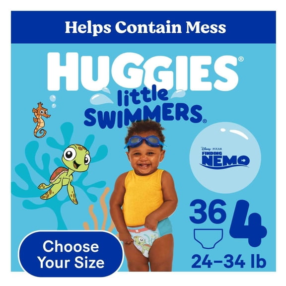 Huggies Little Swimmers Swim Diapers, Sizes 3-6