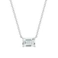 thumbnail image 2 of Set of Lab Created White Sapphire Pendants in Sterling Silver, 2 of 9