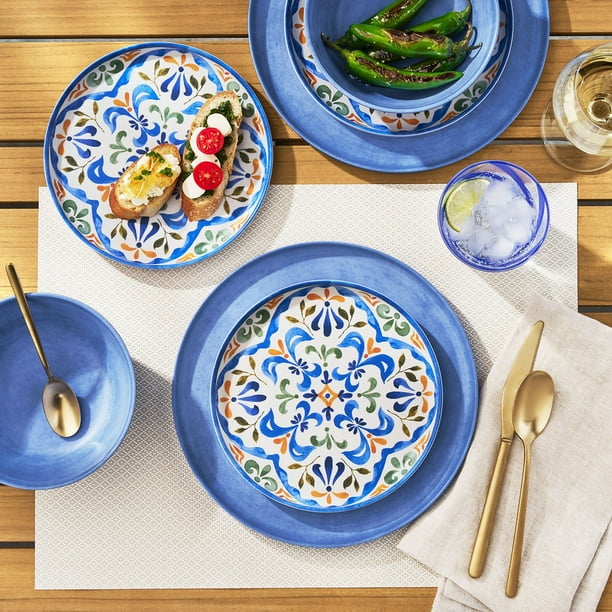 Member's Mark 12-Piece Bamboo Melamine Dinnerware Set - Samsclub.com